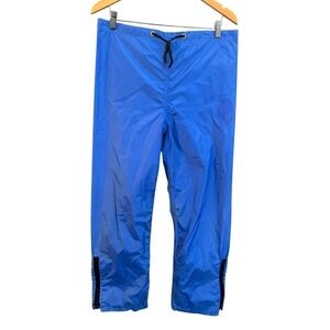 EMS Vintage Gore-Tex Rain Pants Mens Medium Blue Waterproof Outdoor Hiking